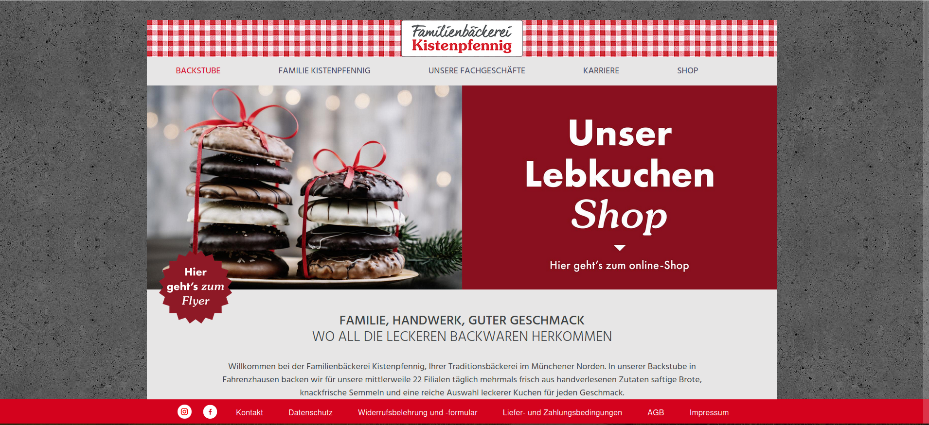 Bäckerei Kistenpfennig - www.kistenpfennig.net